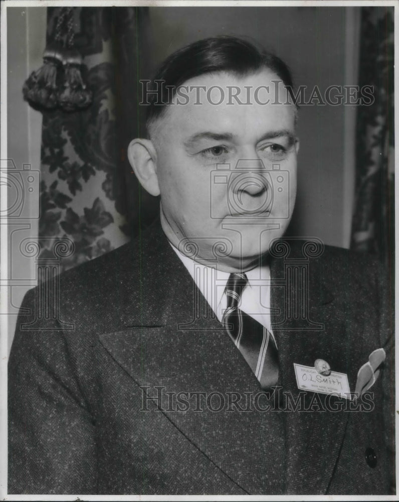 1940 Press Photo Republican Candidate For Governor OL Smith - Historic Images