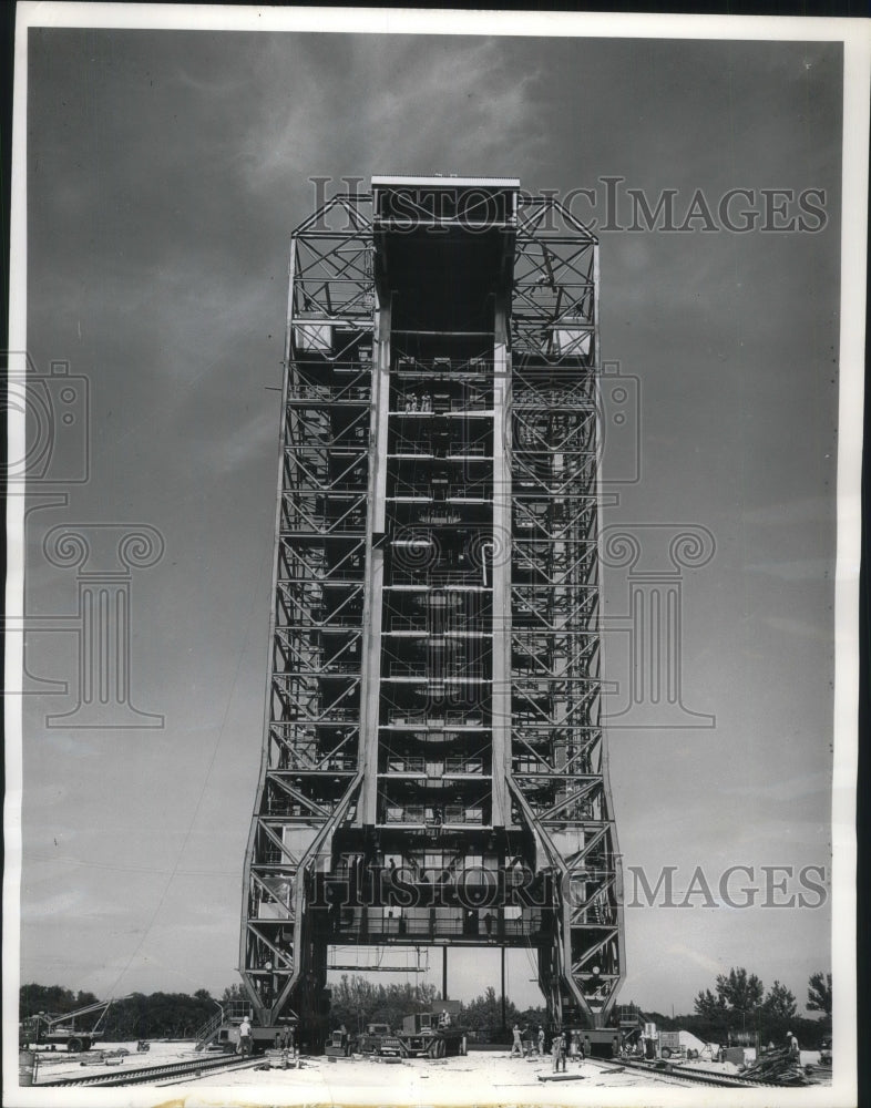 1961 Space Tower Near Completion  - Historic Images