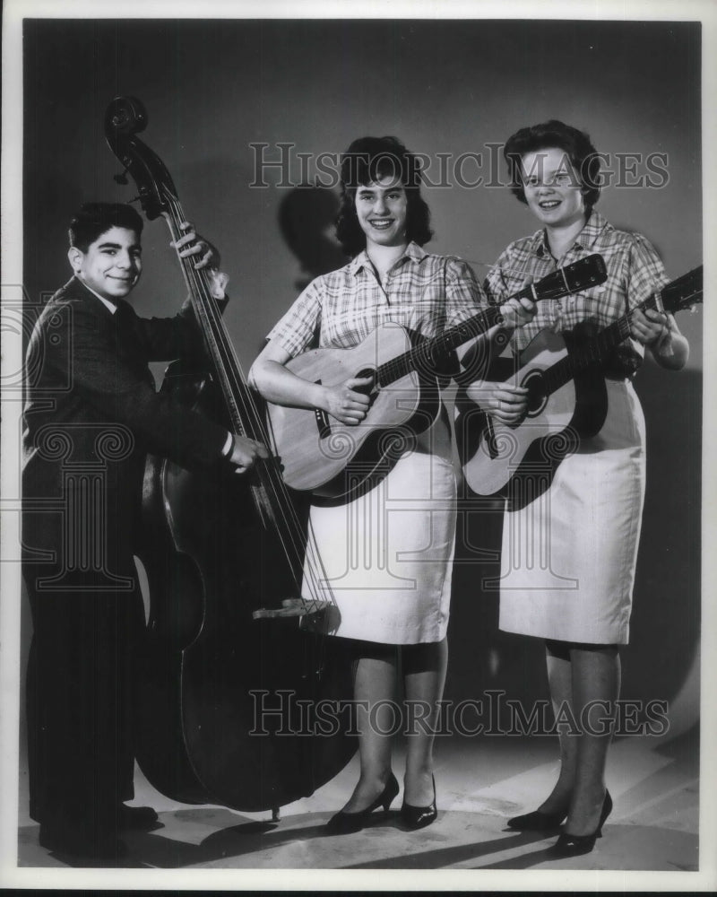 1952 Press Photo Joe Saal, Judith Hageland, Debbie Jacobs of the Melody Weavers - Historic Images