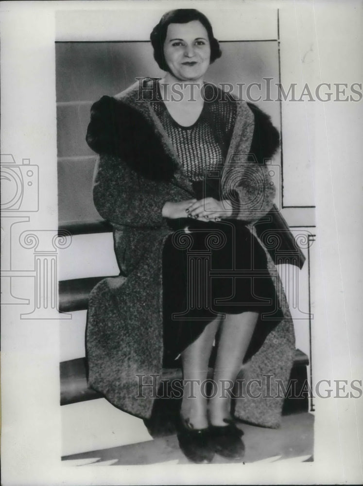 1934 Press Photo Rose Chertak accused Nicholas Scafidi of robbery - Historic Images