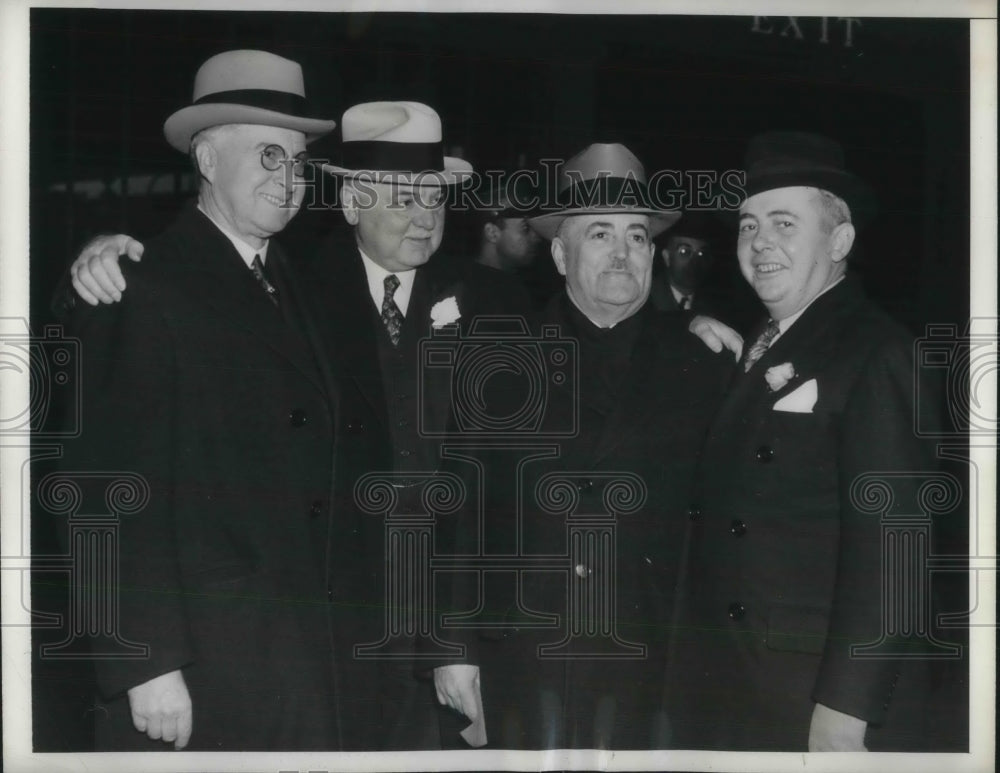 1938 Press Photo Pacific Coast Mayors Meet In Washington DC - Historic Images