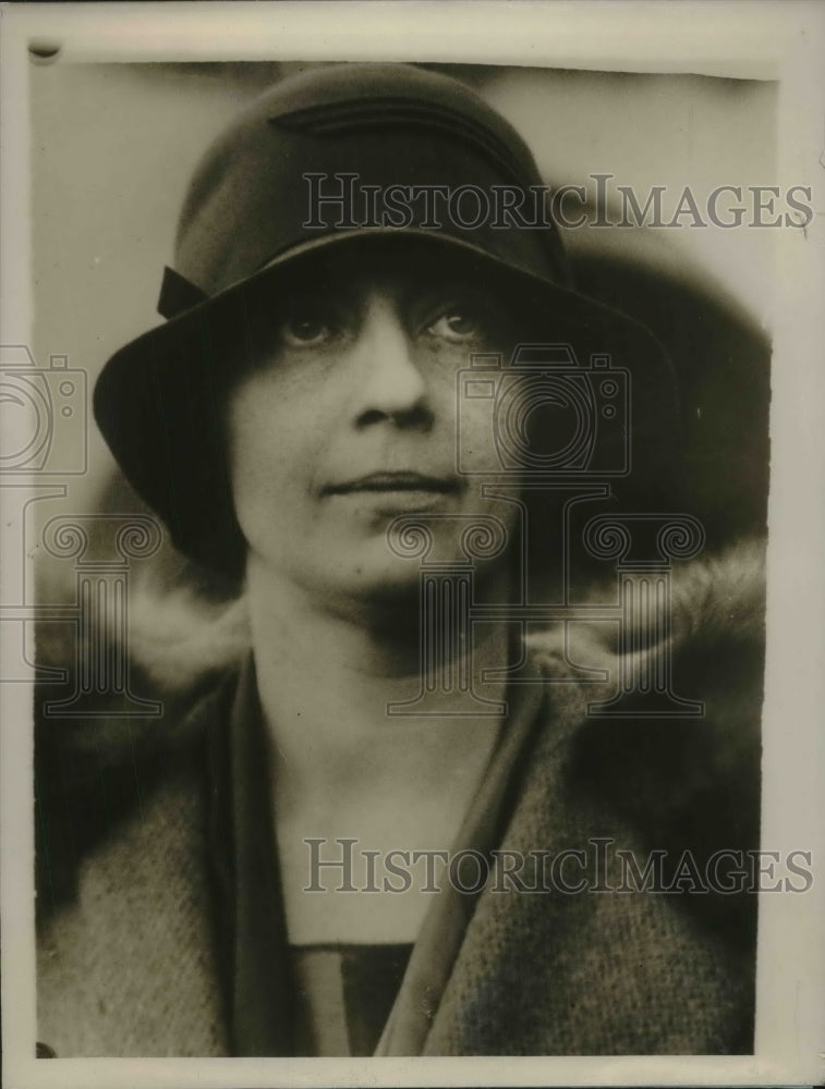 1928 Press Photo Mrs. Ruth Fesslor, secretary to Mrs. Herbert Hoover. - Historic Images