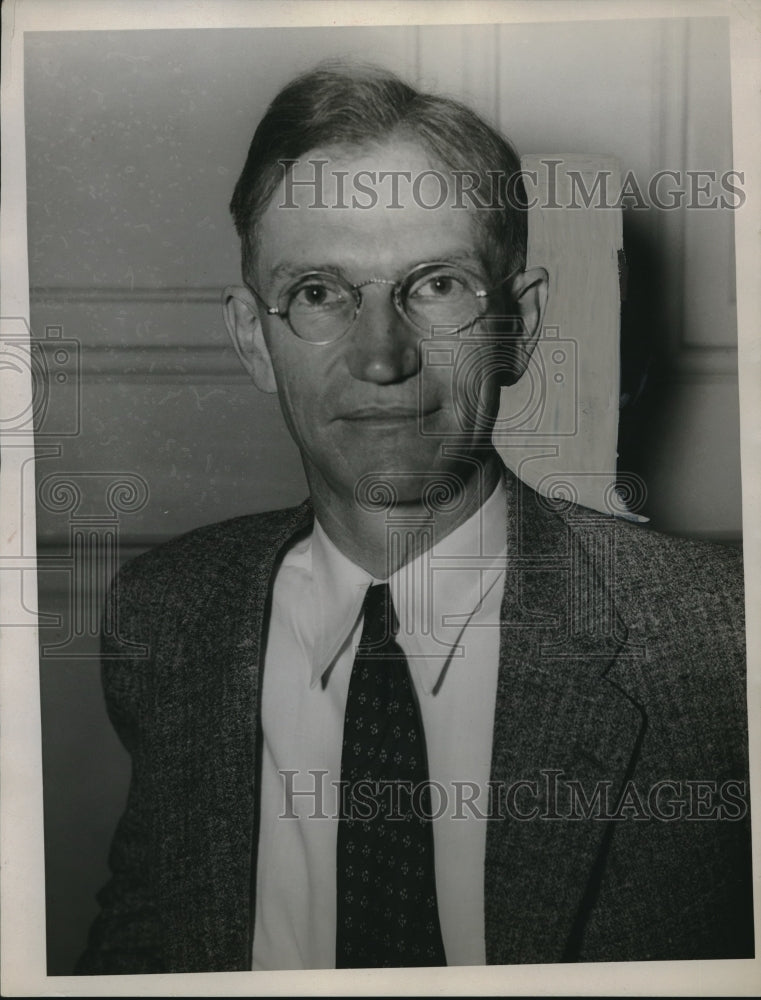 1934 Press Photo Dr. W. S. Sargeants, president-elect of North Ohio Dental Assn-Historic Images