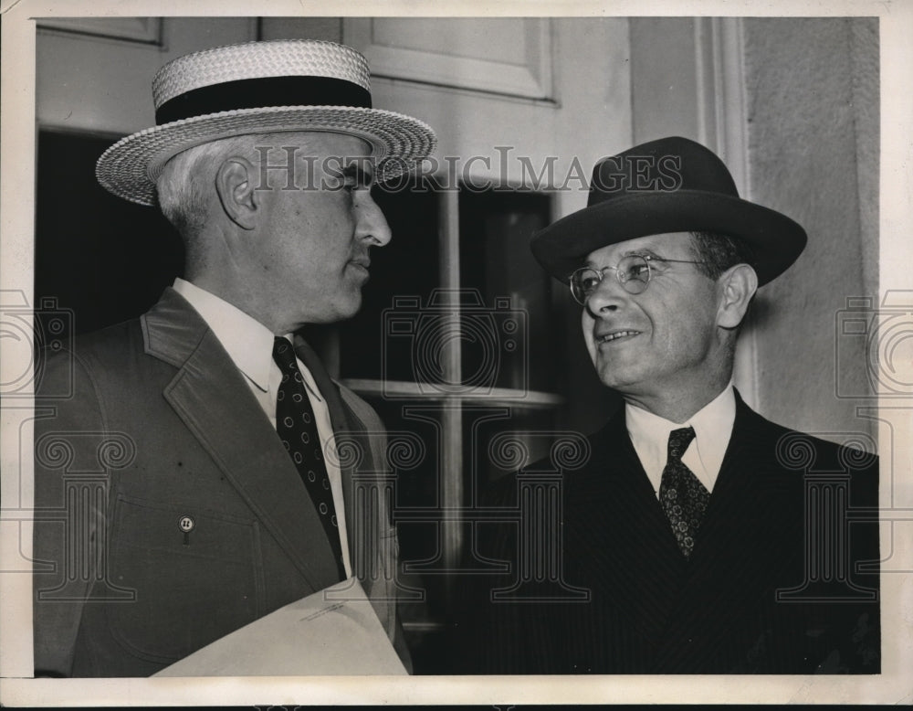 1940 Edward R. Stetinius Jr. Former Chairman & Sidney HIllman - Historic Images
