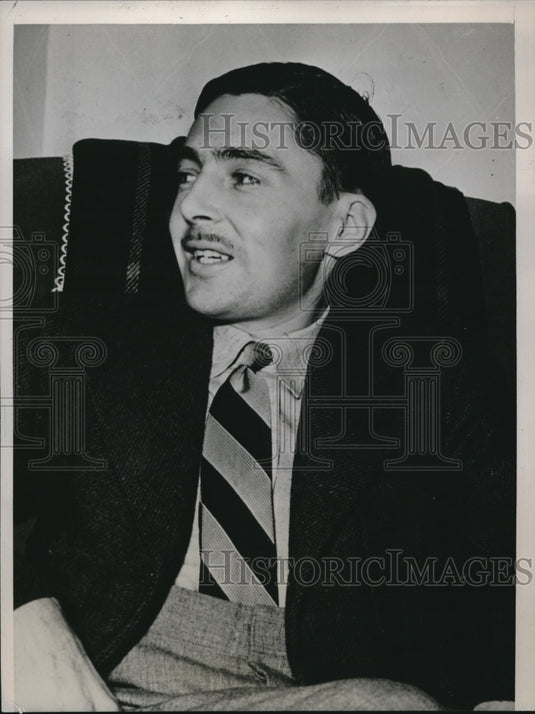 1938 Press Photo Alick Mortimer Watkins traveled 8,000 miles for surgical aid - Historic Images