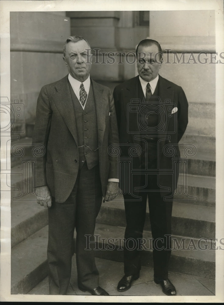 1929 Press Photo Senate Committe starts investigation into American shipbuilding - Historic Images