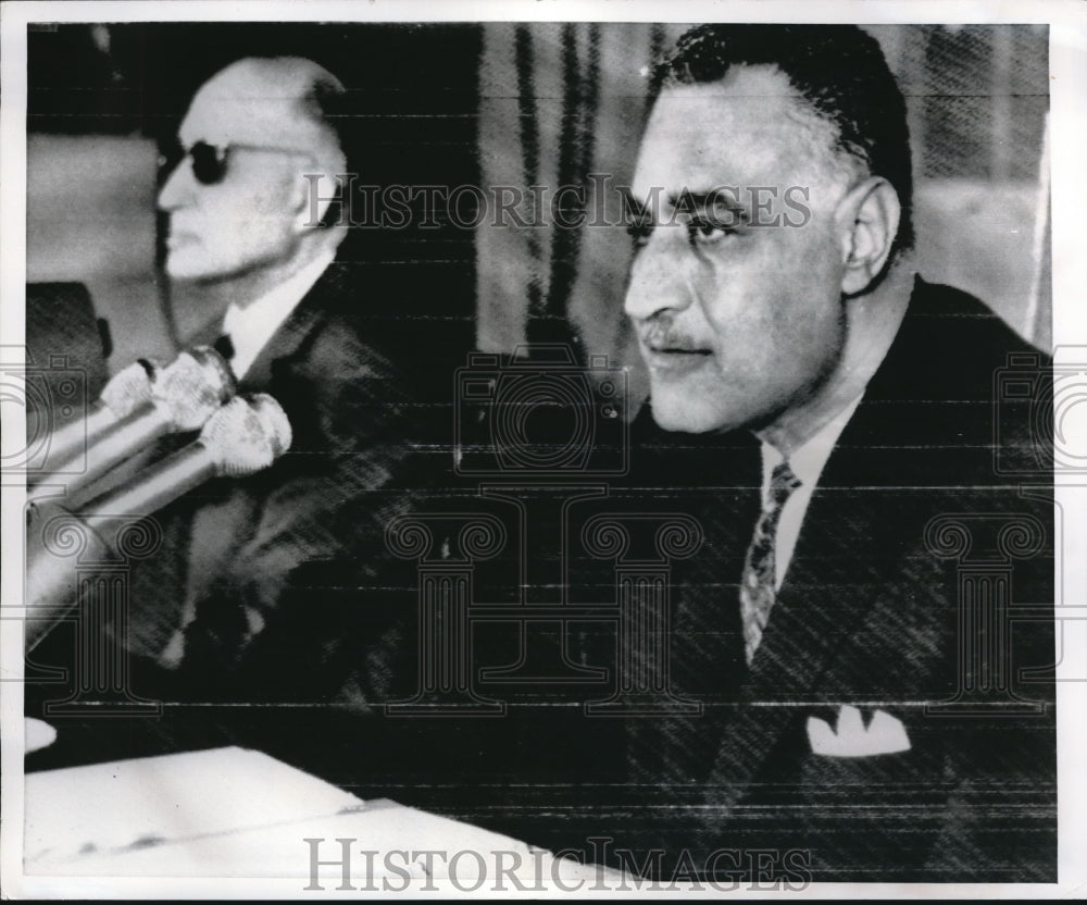 1968 Press Photo Egyptian President Gamal Abdel Nasser - Historic Images