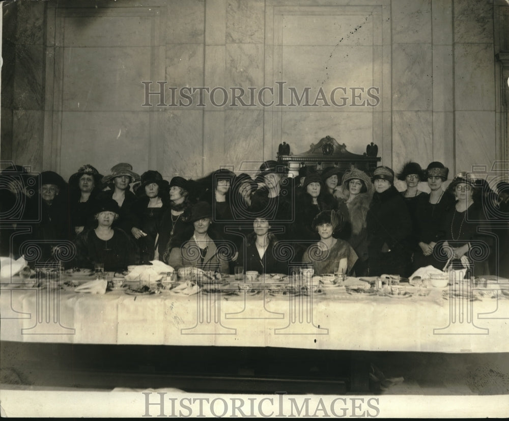 1924 Press Photo Mrs. Harry New, Mrs. Coolidge, Mrs. Kendrick, wife of Senator - Historic Images