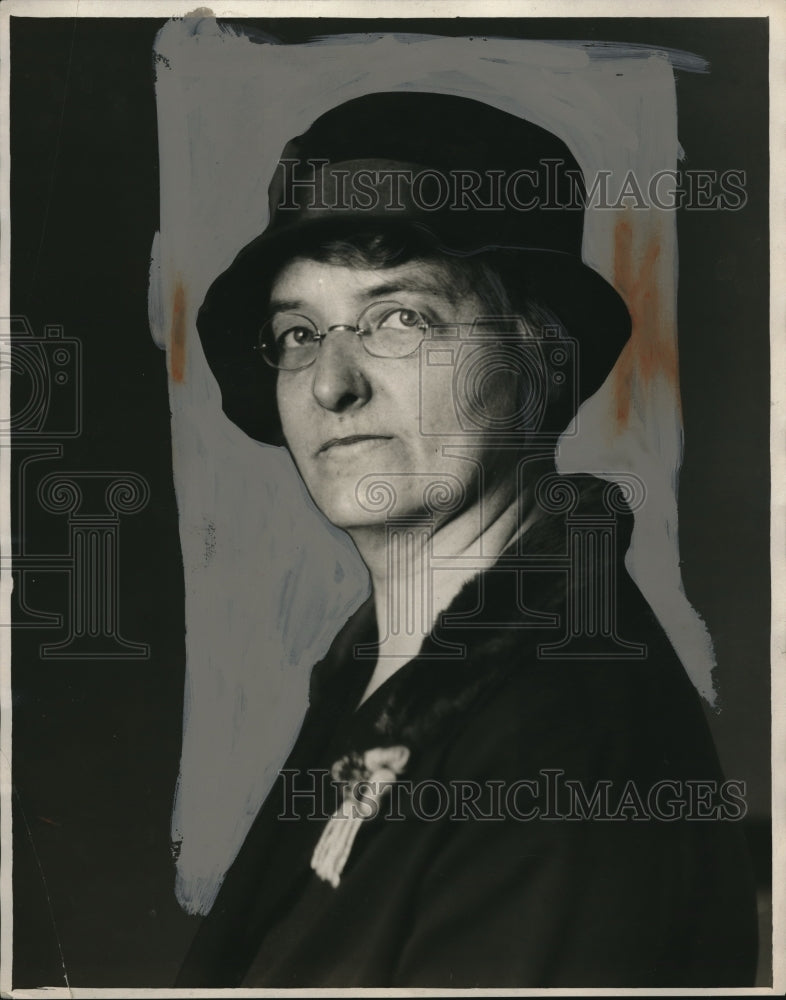 1927 Press Photo Mrs A.W. Grainger, Pres of PTA, Cleveland, Ohio - nec31247 - Historic Images