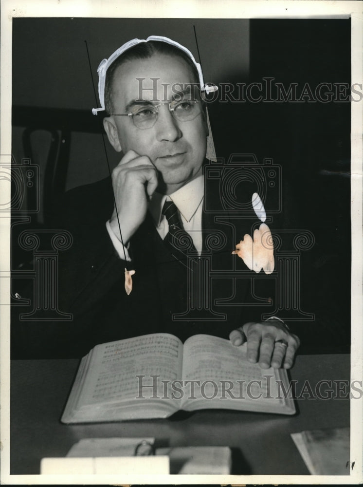 1933 Press Photo Dr Herbert Booth Smith Pastor Of Immanuel Presbyterian Church-Historic Images