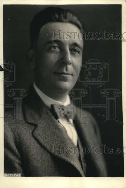 1922 Press Photo Dr Clyde M Gearhart, Emergency Hospital in D.C. - Historic Images