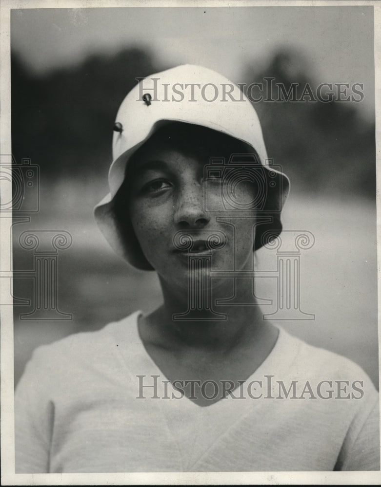 1928 Press Photo Female golfer Dorothy Oage in Wisconsin - Historic Images