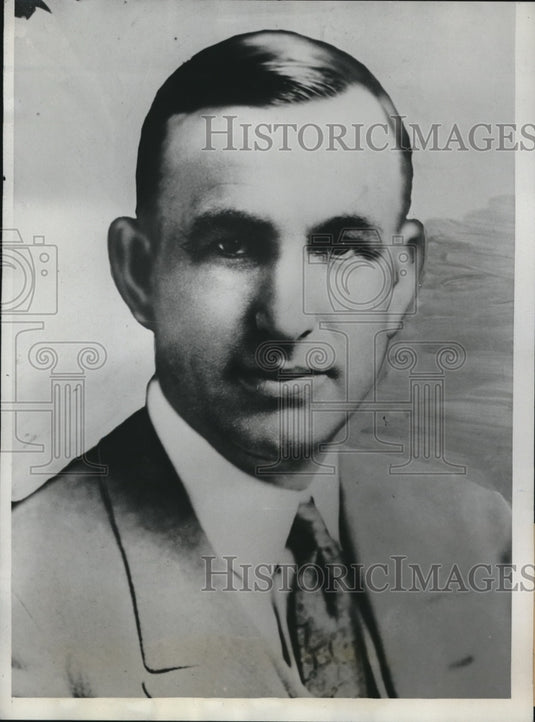 1933 Press Photo Judge J.V. Gaddy of Circuit Court Missouri Calls for grand - Historic Images