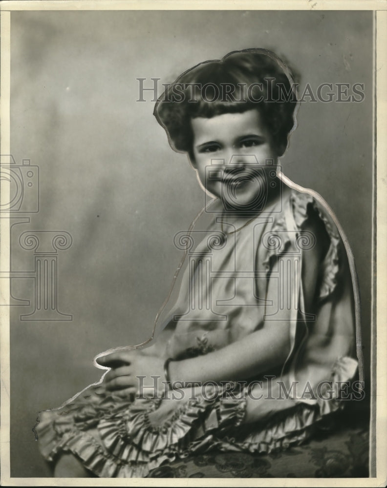 1929 Press Photo June Sullivan as a young girl - Historic Images