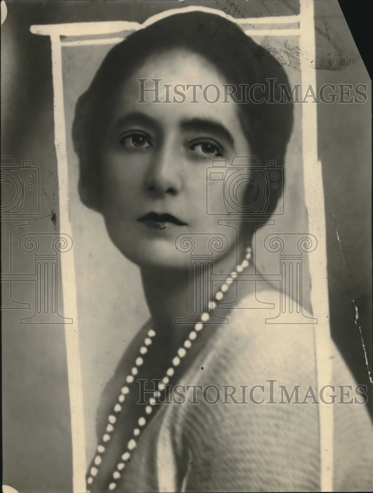 1922 Feminist Mrs WL George Wife Of Famed English Author  - Historic Images
