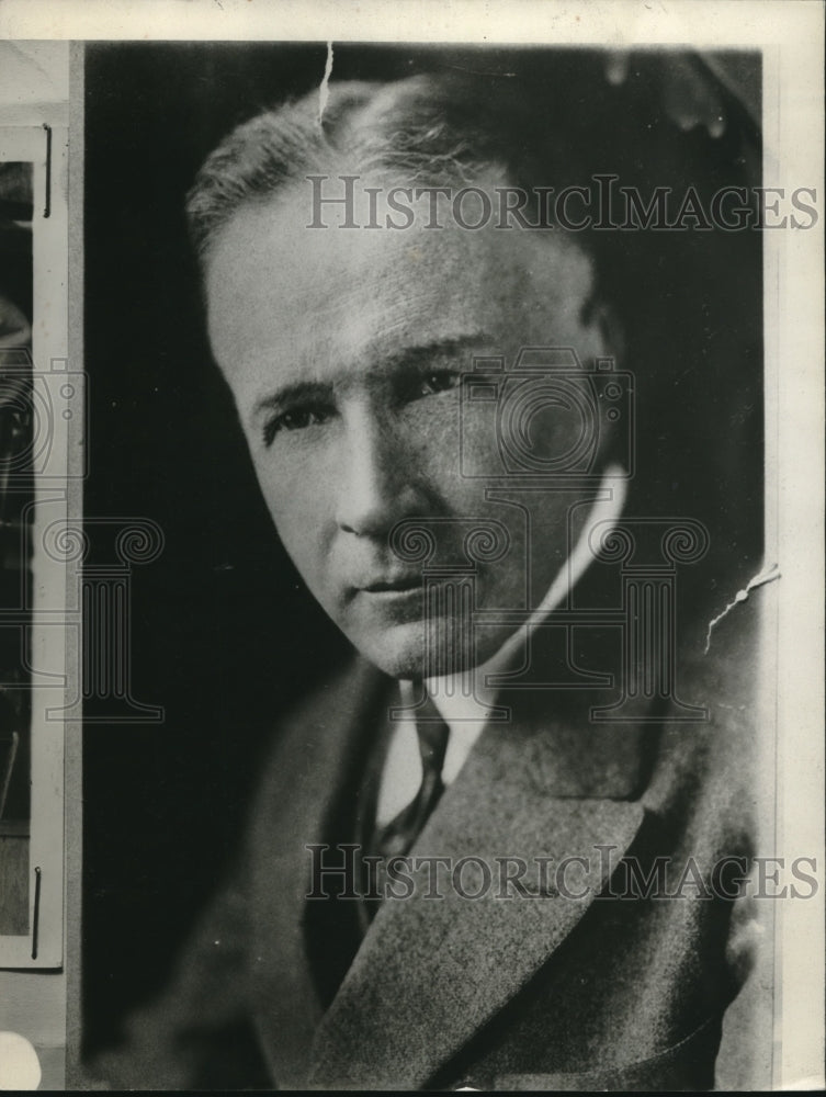 1929 Press Photo Northwestern Univ. Psychology Prof. Robert Gault - Historic Images