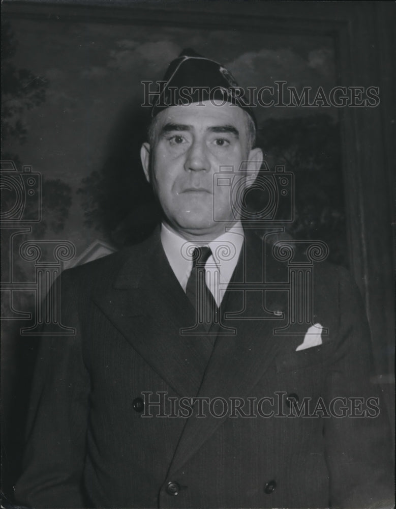 1945 Press Photo Harold Smith elected Commander of American Legion. - Historic Images