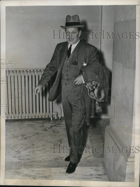 1934 Press Photo William B. Shearer at the Senate Munitions Inquiry. - nec32283 - Historic Images