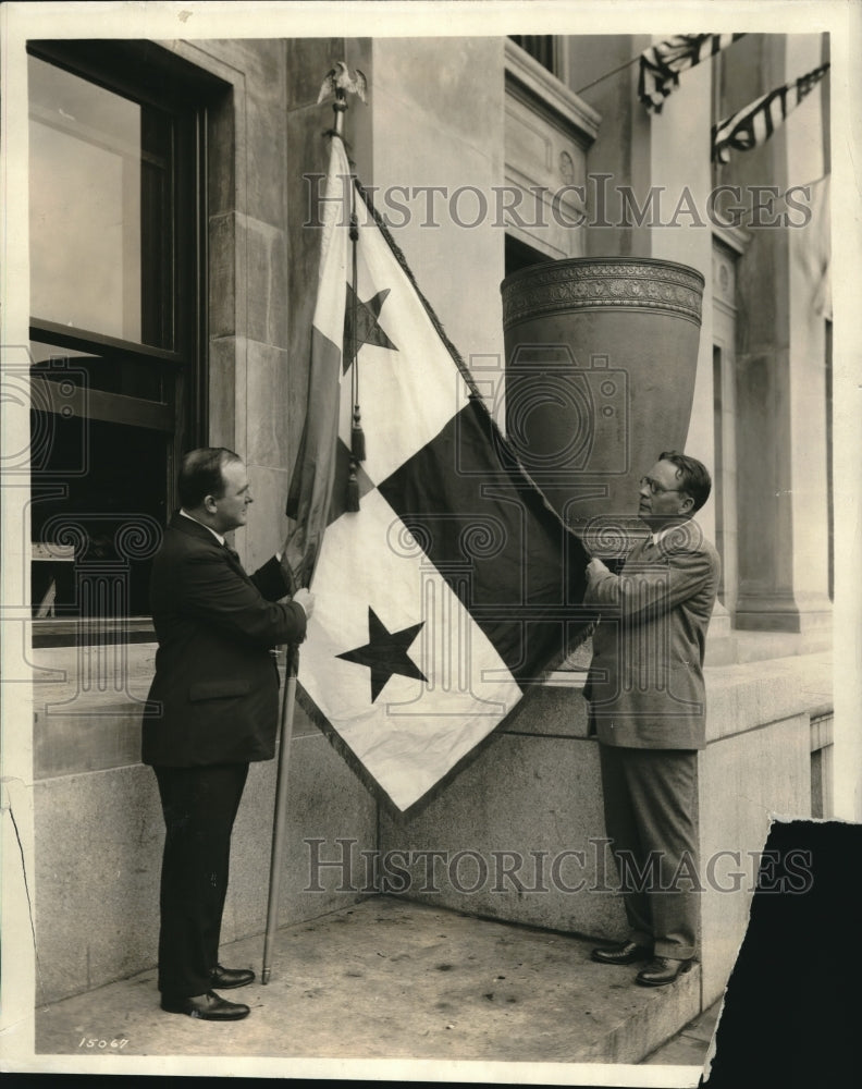 1925 Press Photo National Executive Committeeman Fred Sall &amp; James Drain - Historic Images