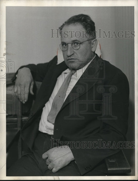 1934 Press Photo Homer Sanders - Historic Images