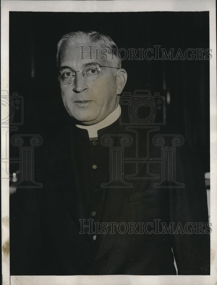 1933 Press Photo Very Rev Msgr R Marcellus Wagner in Cinncinati, Ohio - Historic Images