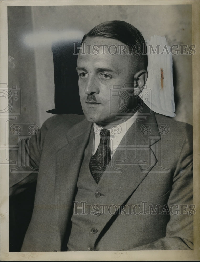 1933 Press Photo Businessman JB Grimes - Historic Images