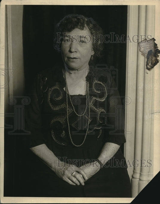 1924 Press Photo Mrs John L Whitman, wife of warden of Ill State Pent. - Historic Images