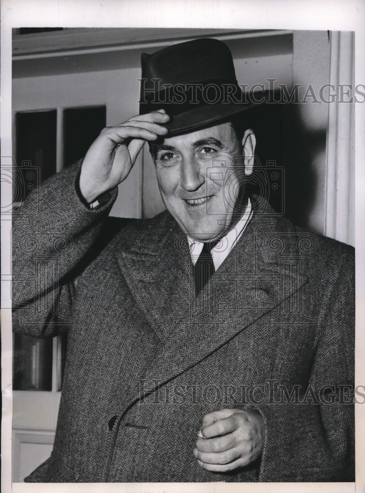 1945 Press Photo Director of OPA Chester Bowles at White House - Historic Images