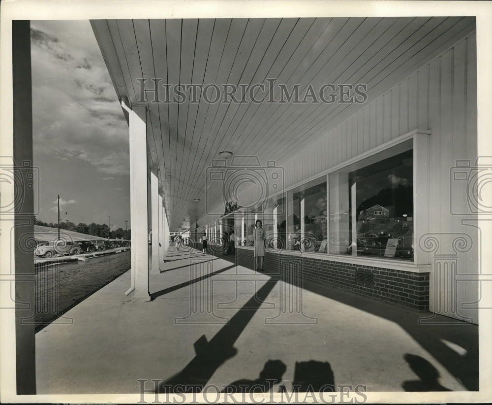 1945 Press Photo Jackson Square Shopping Center In Oak Ridge TN - nec33463 - Historic Images