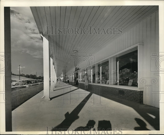 1945 Press Photo Jackson Square Shopping Center In Oak Ridge TN - nec33463 - Historic Images