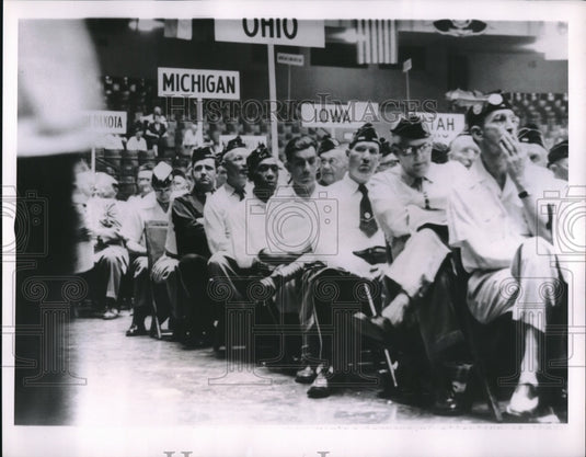 1953 Press Photo 35th National Convention of American Legion at St.Louis Mass. - Historic Images
