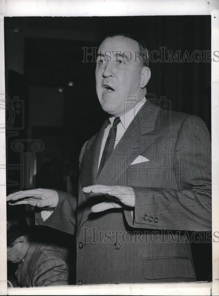 1943 Chester Bowles appeals for continuation of subsidies program. - Historic Images