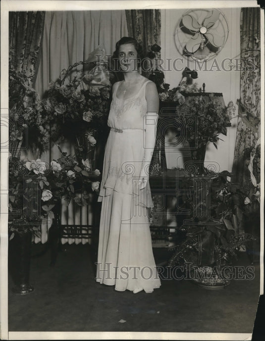 1930 Press Photo Eames Doherty makes her debut before Washington Society. - Historic Images