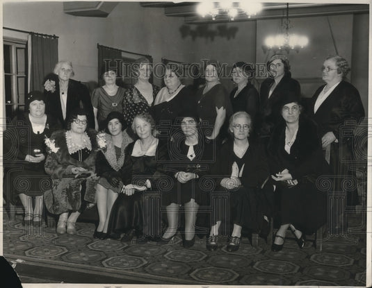 1931 Press Photo Mothers of the U.S.C. Trojan football team. Los Angeles, Ca. - Historic Images