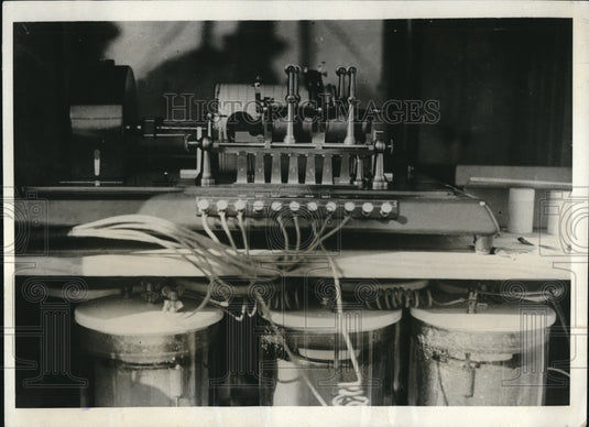 1931 Wind Velocity Recording Instruments at Landing Field - Historic Images