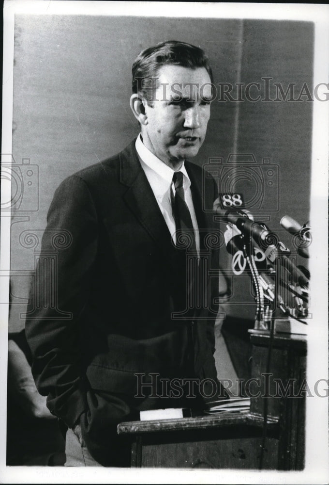 1970 NYC, Former atty Gen Ramsey Clark - Historic Images