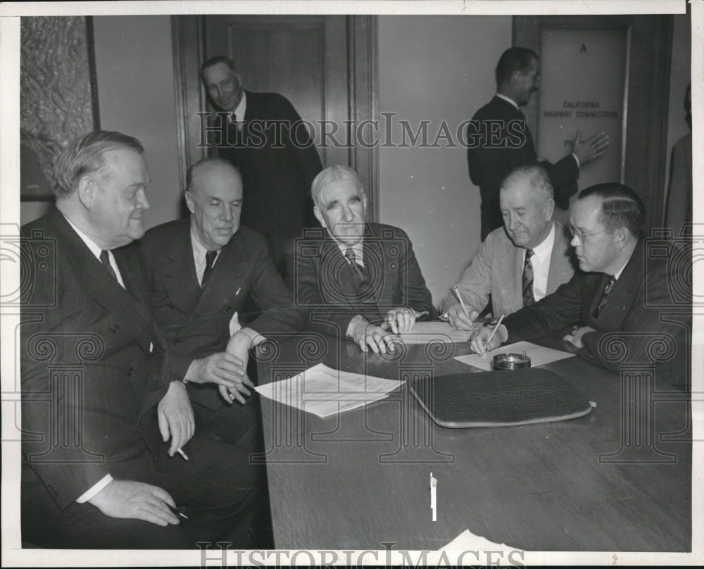 1939 Press Photo Meeting Of California State Board Of Prison Directors - Historic Images