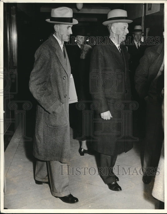 1935 Press Photo Kenny Nitness & Herbert Chittenden - nec34598 - Historic Images