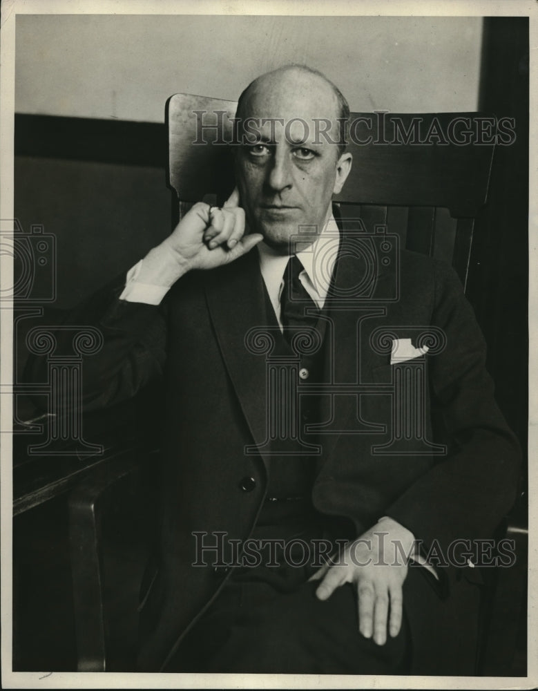 1927 Press Photo Mr Campbell Covington in his office - nec34691 - Historic Images