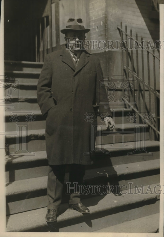 1927 Press Photo Chicago atty &amp; politician Col Edward Carrington in NYC - Historic Images