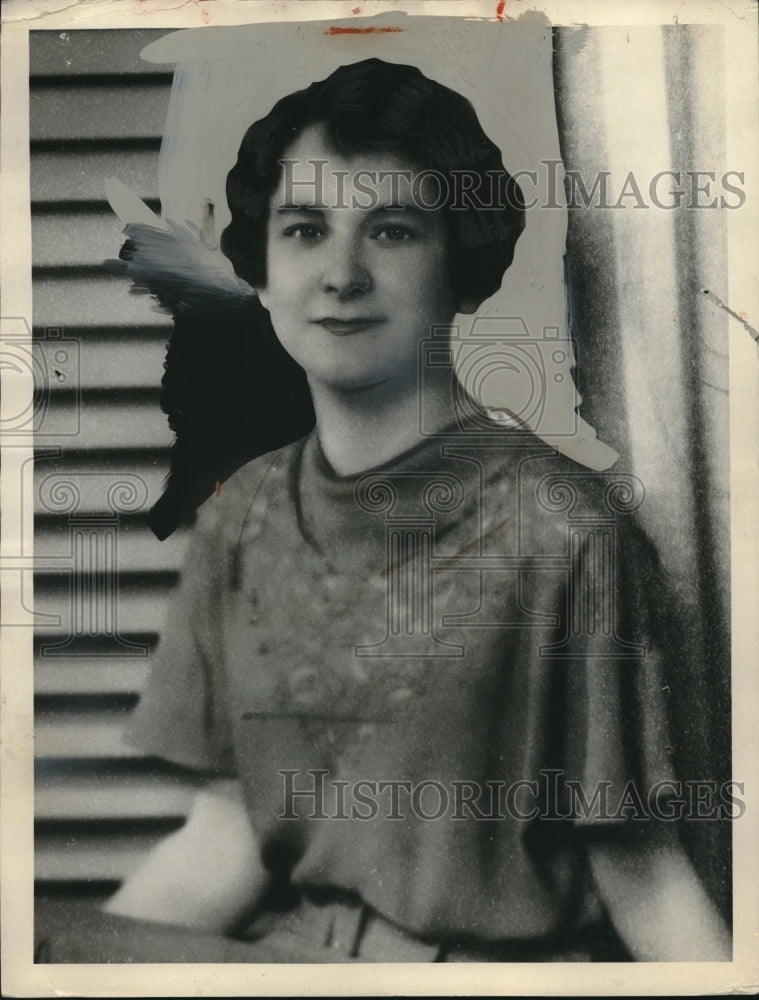 Press Photo Mildred Helen McAfee, dean of women Oberlin College - nec34945 - Historic Images