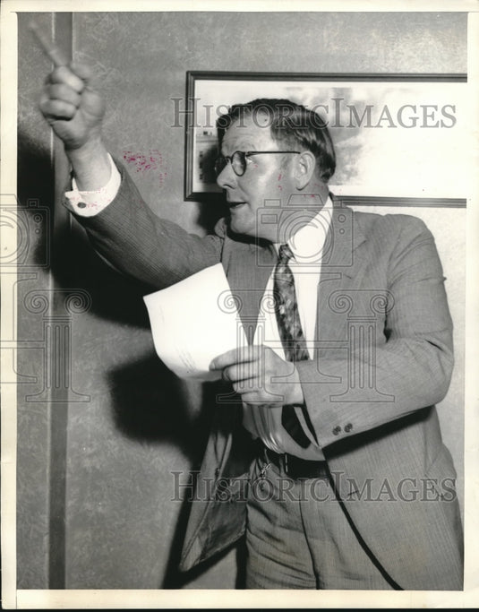 1935 Press Photo Modesto, Calif. Rev Rex A Mitchell - Historic Images