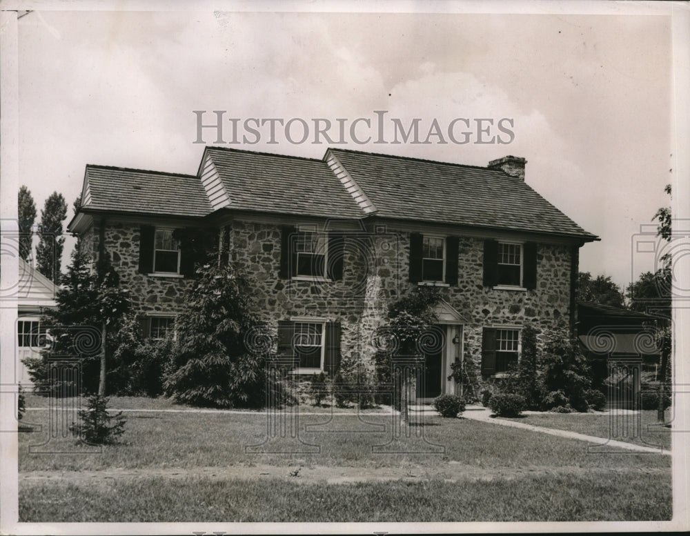 1937 Residence of Mr &amp; Mrs Dennis O&#39;Neal near Norristown, Pa - Historic Images