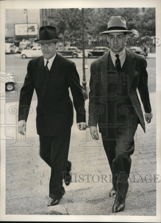 1938 Press Photo Morris Goldis Admitted to Killing President of Union Wm Snyder - Historic Images