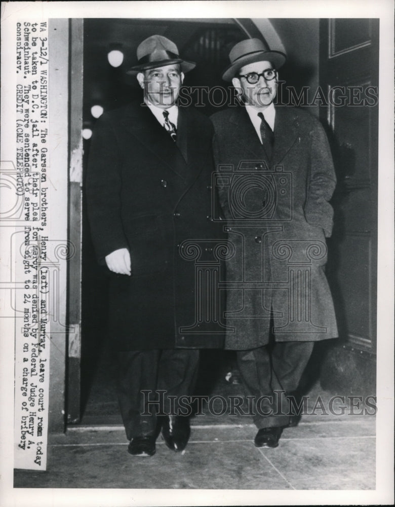 1949 Henry Murray Garsson Henry Scheinhaut Trial - Historic Images