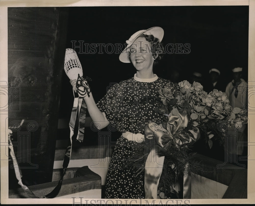 1936 Caroline McDougal Neilson USS McDougal Boat Sponsor - Historic Images