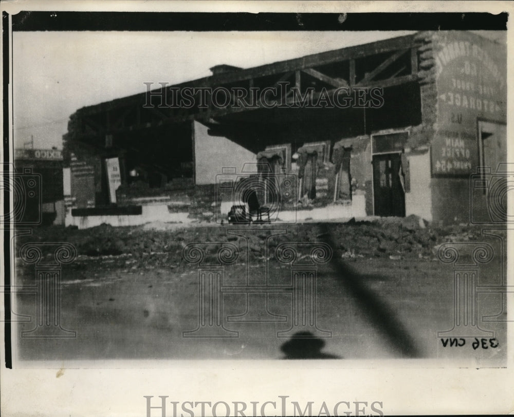 1927 Press Photo View of Abandoned Building in Calexico, California - Historic Images