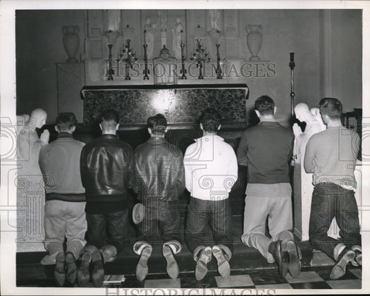 1945 Galloping Gael ready to meet Oklahoma A& M  at Sugar Bowl-Historic Images