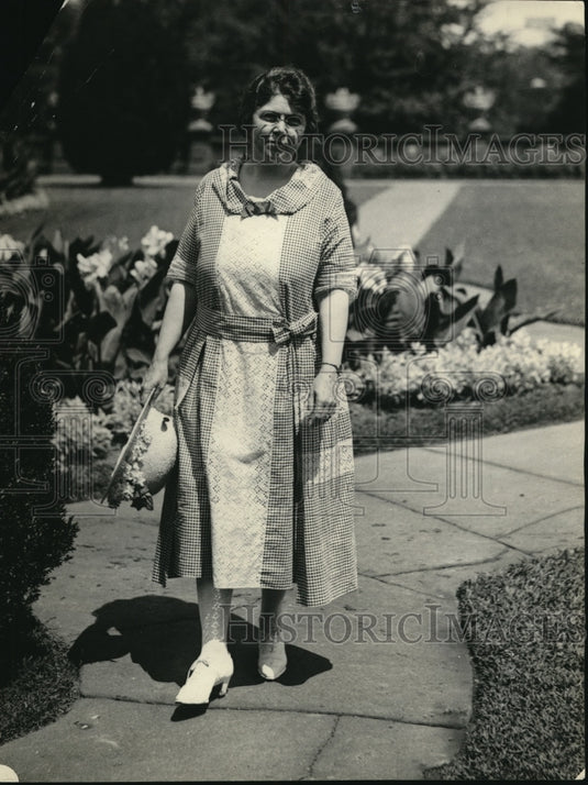 1922 Press Photo Grace Viall Gray President of Univ Chicago Co-Op Nursery - Historic Images