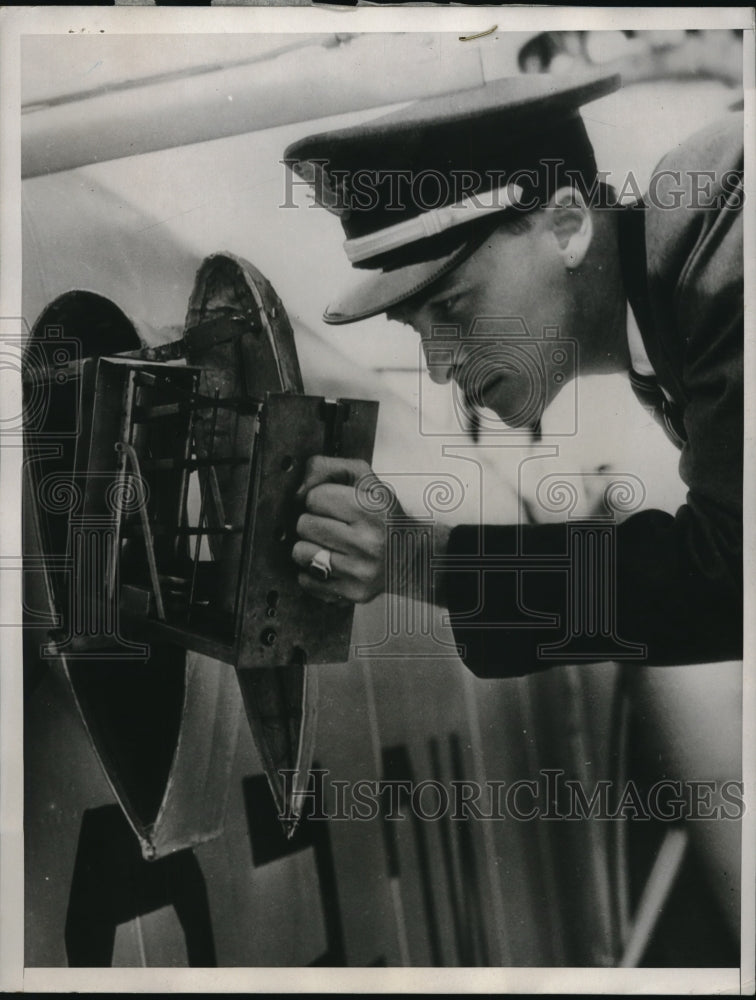 1933 Joseph George, chief meteorologist foe W Air Express-Historic Images